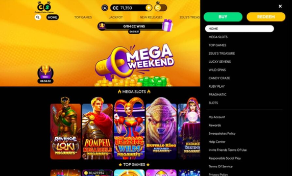 crown coins casino Gameplay