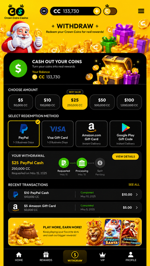 crown coins casino Gameplay